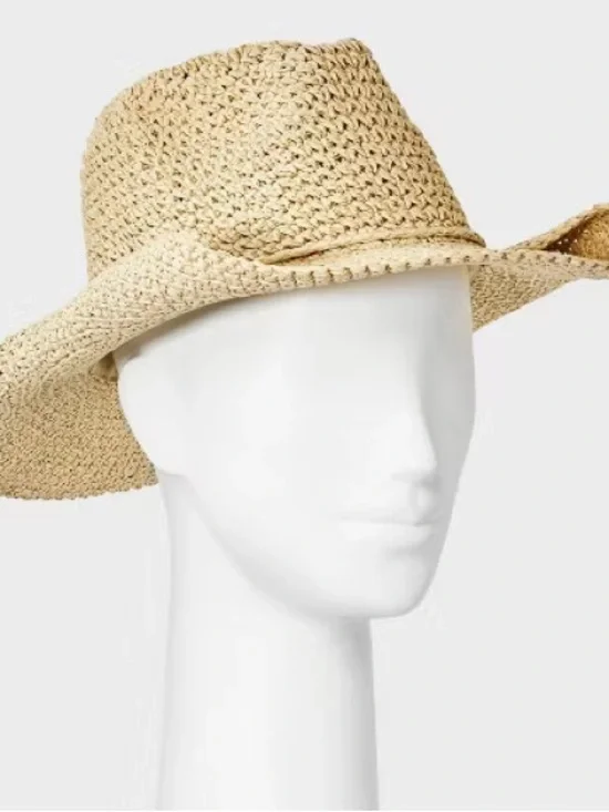 Target Straw Floppy Beach Hat - Picture 2 of 3